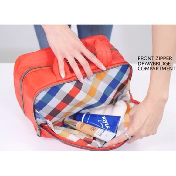 LUG Flatbed Deluxe Cosmetic Case/Toiletry Case/Craft Case/Travel Case - Picture 15 of 16